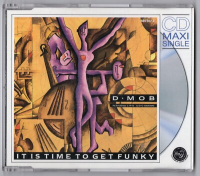 D Mob Maxi-CD IT IS TIME TO GET FUNKY   1989 Metronome 3-track House 886 607-2