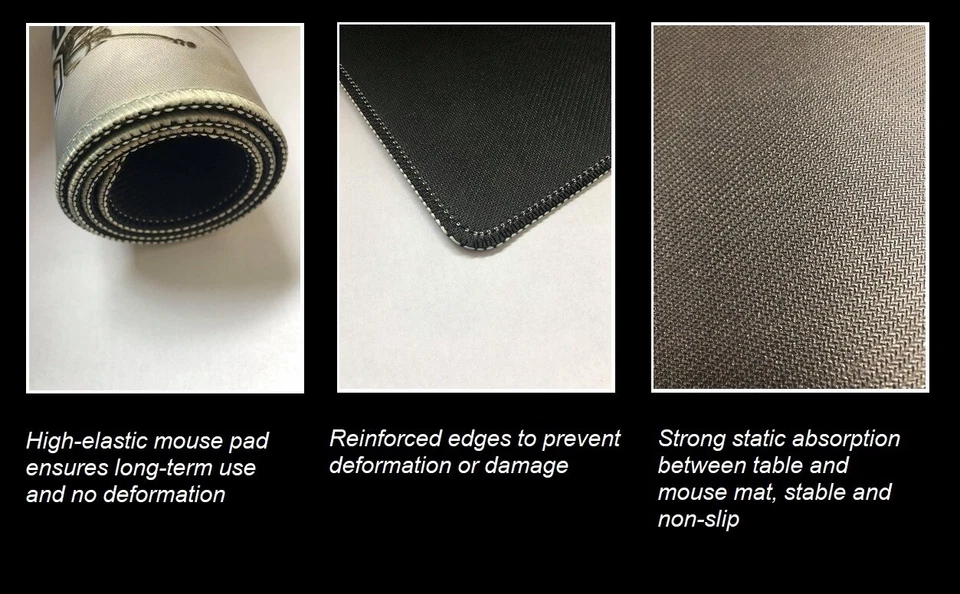 MASSANFERTIGUNG 80x30cm Gaming Maus Matte Pad Extra Groß Wasserdicht Waschbar Schreibtisch Matte - Bild 2 von 3