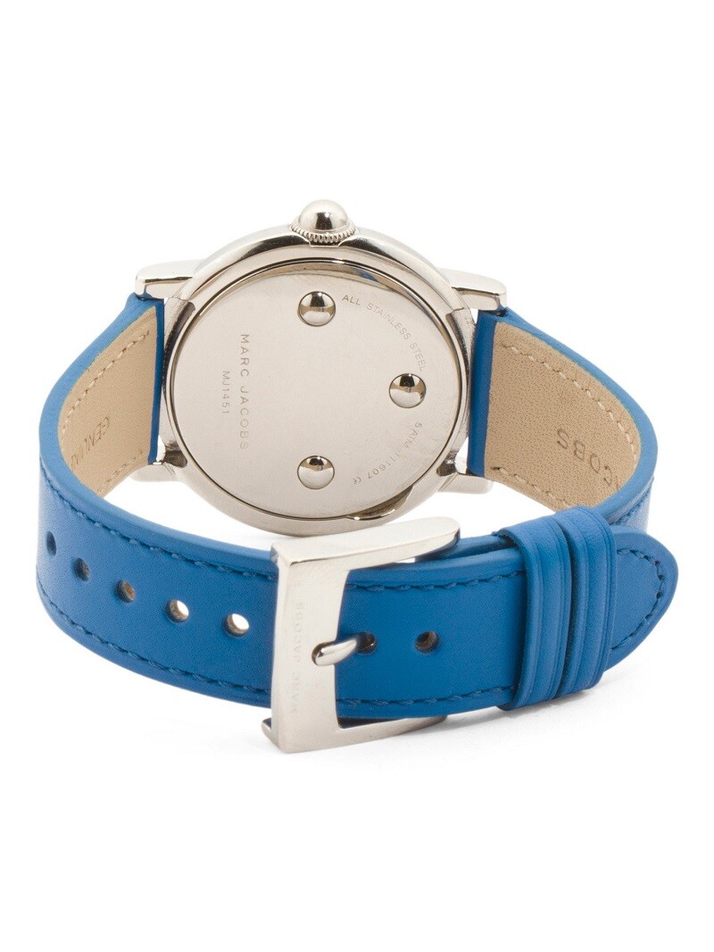 アナログ腕時計 Marc Jacobs Courtney Blue Leather Watch Marc Jacobs Women's Courtney Blue Leather Watch - MJ1451 | eBay