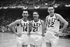 1964 Former Boston Celtics Players At Old Timers Game Boston Celtics Old Photo