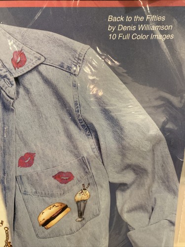 Vintage Fashion Art Full Color Iron On Designs Back To The Fifties Retro 80’s - Picture 4 of 4