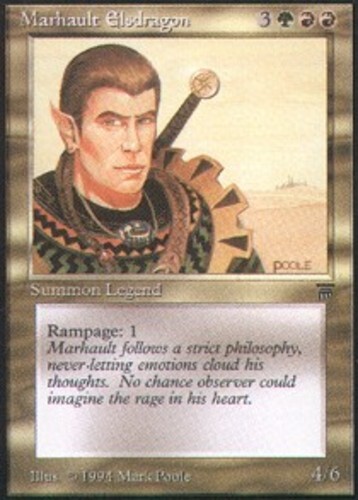 [1x] Marhault Elsdragon Played, English Legends MTG Magic