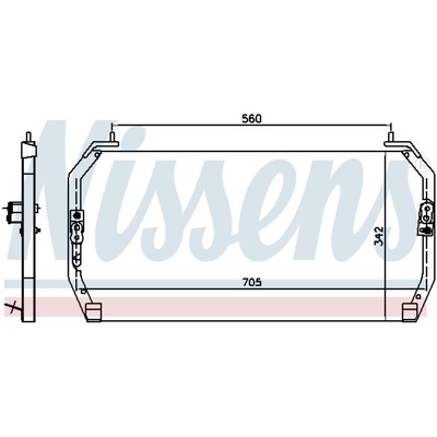 Kondensator Klimaanlage Aluminium NISSENS für Toyota Carina E Station Wagon