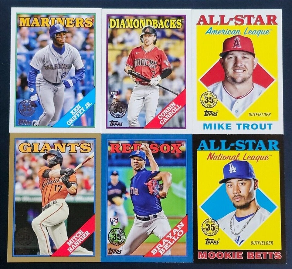 2023 Topps Series 1 / Series 2 - 1988 Topps 35th Anniversary You Pick - READ