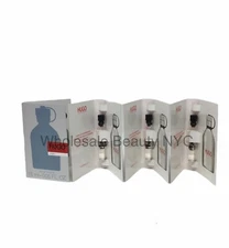 Lot of 4 -Boss Iced by Hugo Boss Vial Eau de Toilette Splash Vial -.05 Oz/1.5ml