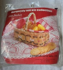 Burgundy Hill Basket Kits Commonwealth MFG CO Gift Basket NEW