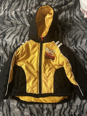 Rare Disney Jacket Coat Lightning McQueen 3T Cars Child Rusteze