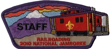 2010 Jamboree Railroading Staff JSP Purple Bdr (AR1277)