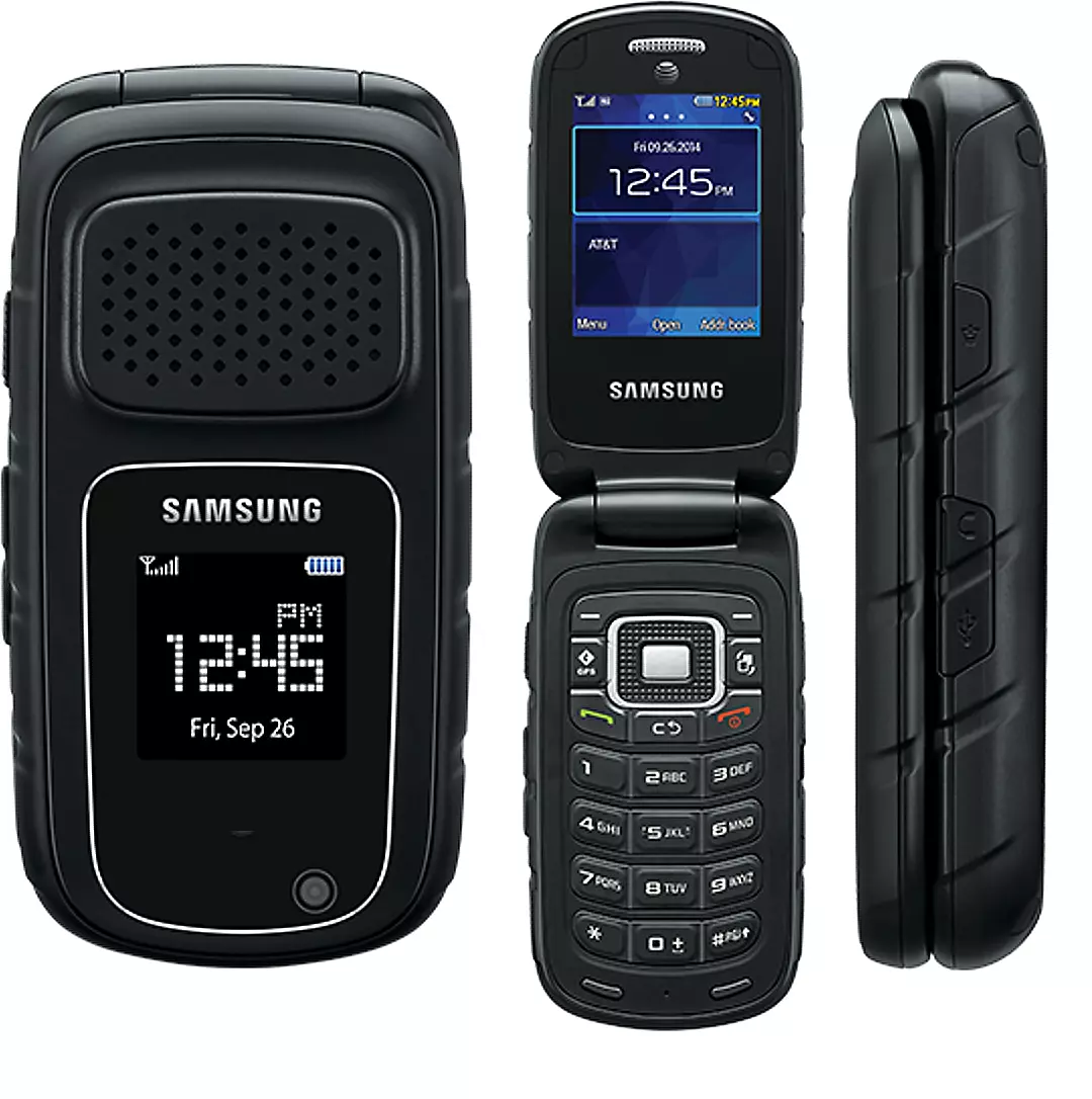 VERY USED UNLOCKED SAMSUNG RUGBY 4 SM B780W CELL PHONE FIDO
