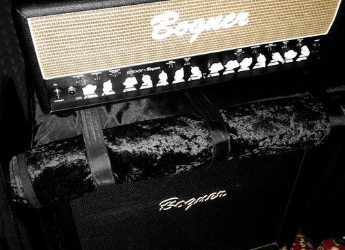 Maßgeschneiderte gepolsterte Abdeckung mit Reißverschlüssen für Hughes & Kettner 4x12" Coreblade gerade Kabine - Bild 5 von 11