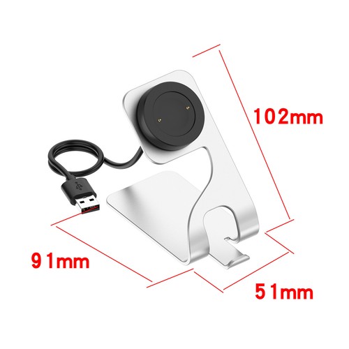 Pour Honor Watch 4/GS3 Station de Charge Support de Charge Magnétique avec Protection Puce