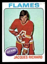 1975-76 Topps Jacques Richard #117 - Atlanta Flames
