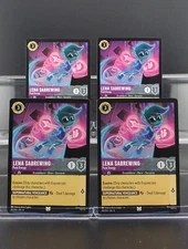 Disney Lorcana Lena Sabrewing - Pure Energy 49/204 Reign of Jafar UC 4 Cards