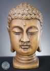 Ceramic Buddha Head Statue Figurine Ornament Spa Yoga Home Decor