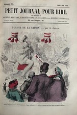Small Newspaper For Laugh No. 270 Pleasures of The Season -bohemiens de Paris