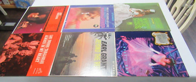 6-VINTAGE LP'S EARL GRANT,EDDIE BAXTER,HERB ALPERTS,LINDA RONSTADT,LOS INDIOS