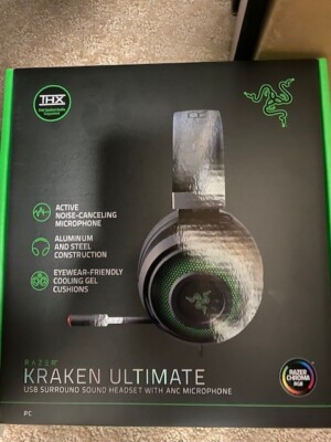 THX Razer Kraken Ultimate USB Surround Sound Headset ANC Microphone RC30-026901