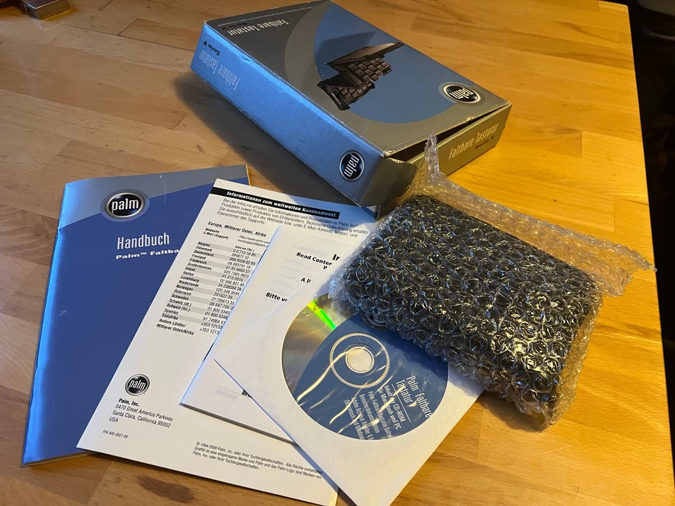 Faltbare Palm PDA Tastatur - deutsches Layout - Vintage - Rare - Original Verpac - Bild 3 von 4