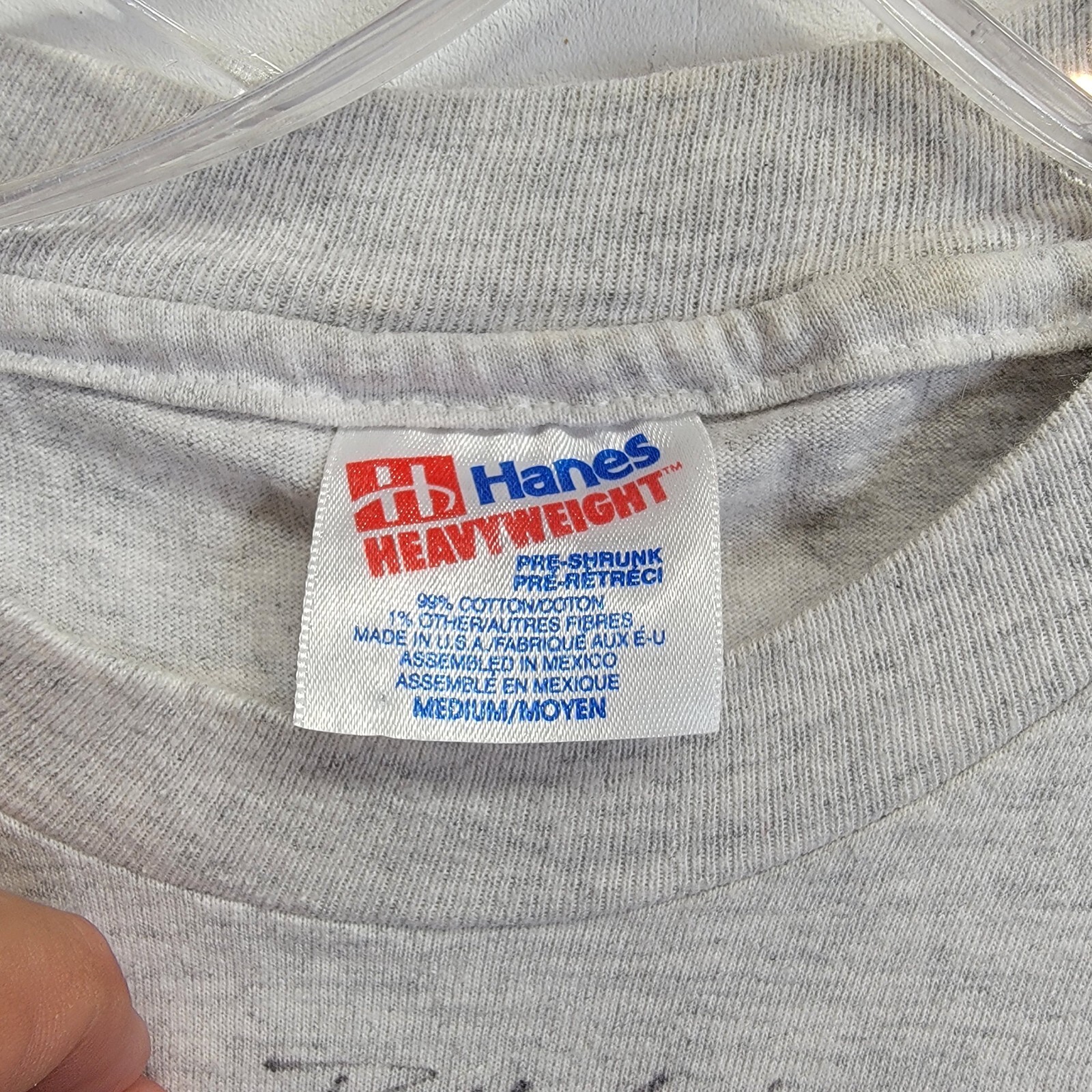 VTG Oakland Raiders Hanes Heavy Weight Med Shirt … - image 4