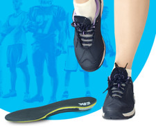 Podiatrist recommended Orthotic Custom Insole Athletic shoe insole for flat feet