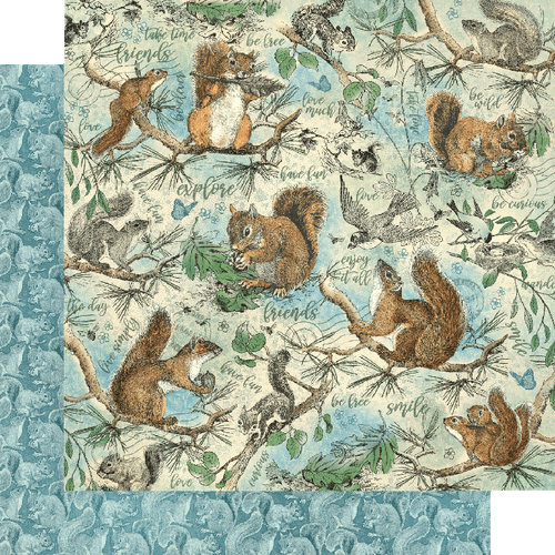 NEU Grafik 45 8" x 8" Papier Block Woodland Friends - Bild 2 von 7