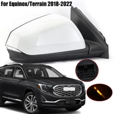 Side Mirror For 2018-2022 Equinox/Terrain Right W/Turn Signal Light Heated 7 Pin
