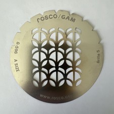 Rosco / GAM Metal Gobo Template G-596 Grill Design Size A Grille 5