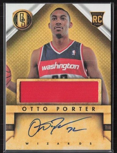 2013-14 Panini Gold Standard Rookie Patch Auto Otto Porter #260 Wizards