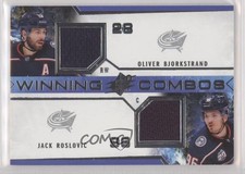 2021-22 SPx Winning Combos Jersey Oliver Bjorkstrand Jack Roslovic #WC-OBJR 0tb