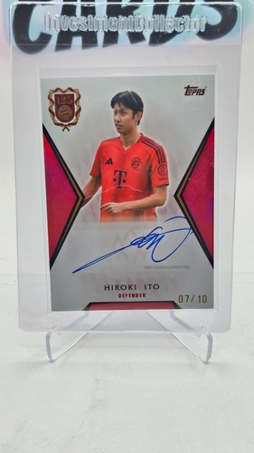 2024/25 FCB 125 ANNIV FTA HIROKI ITO RED SOCCER FC BAYERN MÜNCHEN AUTO /10