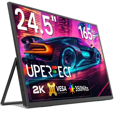 UPERFECT UMax 24 - 24,5 pulgadas 2K monitores de escritorio 165Hz montaje en pared IPS pantalla LCD 16:9