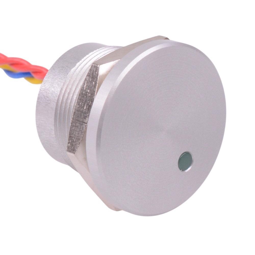 PBAR2AF0000L0G APEM Green LED 5VDC Momentary NO 22mm Piezo Switch Prewired IP68