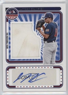2024 Stars and Stripes USA Signatures Silhouettes /199 Matthew Champion Auto tj1