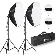 Softbox Photography Lighting Kit 30"X30" Professional Continuous Lighting Sys...