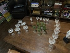 Baccarat Crystal Clear Liquor Glasses