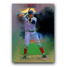 Kevin Millar Art Card Limited 37/50 Edward Vela Signed (Boston Red Sox)