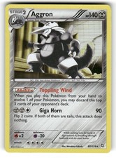 Aggron LP 80/124 Dragons Exalted Pokemon Holo Rare on eBay