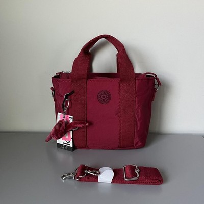 Kipling Minta Crossbody Bag in Shang Red NWT