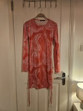 ASOS Stylewise Womens Marble Print Rave Party Dress