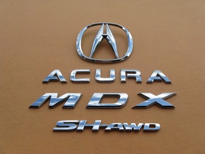 07 08 09 10 11 12 13 ACURA MDX SH-AWD REAR GATE EMBLEM LOGO BADGE SIGN A48135