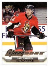 2015-16 Upper Deck #C106 Matt Puempel UD Canvas Young Guns Rookie RC