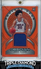 2024-25 Obsidian Jared McCain Rookie Equinox Gear Patch Orange #35/99 AA229