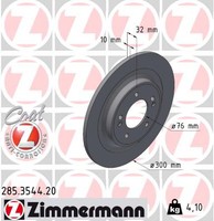 Zimmermann 2X Bremsscheiben Ø 300 Voll FüR Hyundai Tucson NX4A NX4E