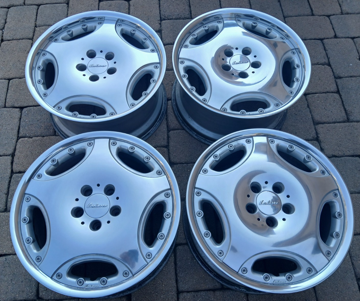 Lorinser LM-1 Ronal 18x9/8 Staggered 5x112 Wheels - Mercedes R129