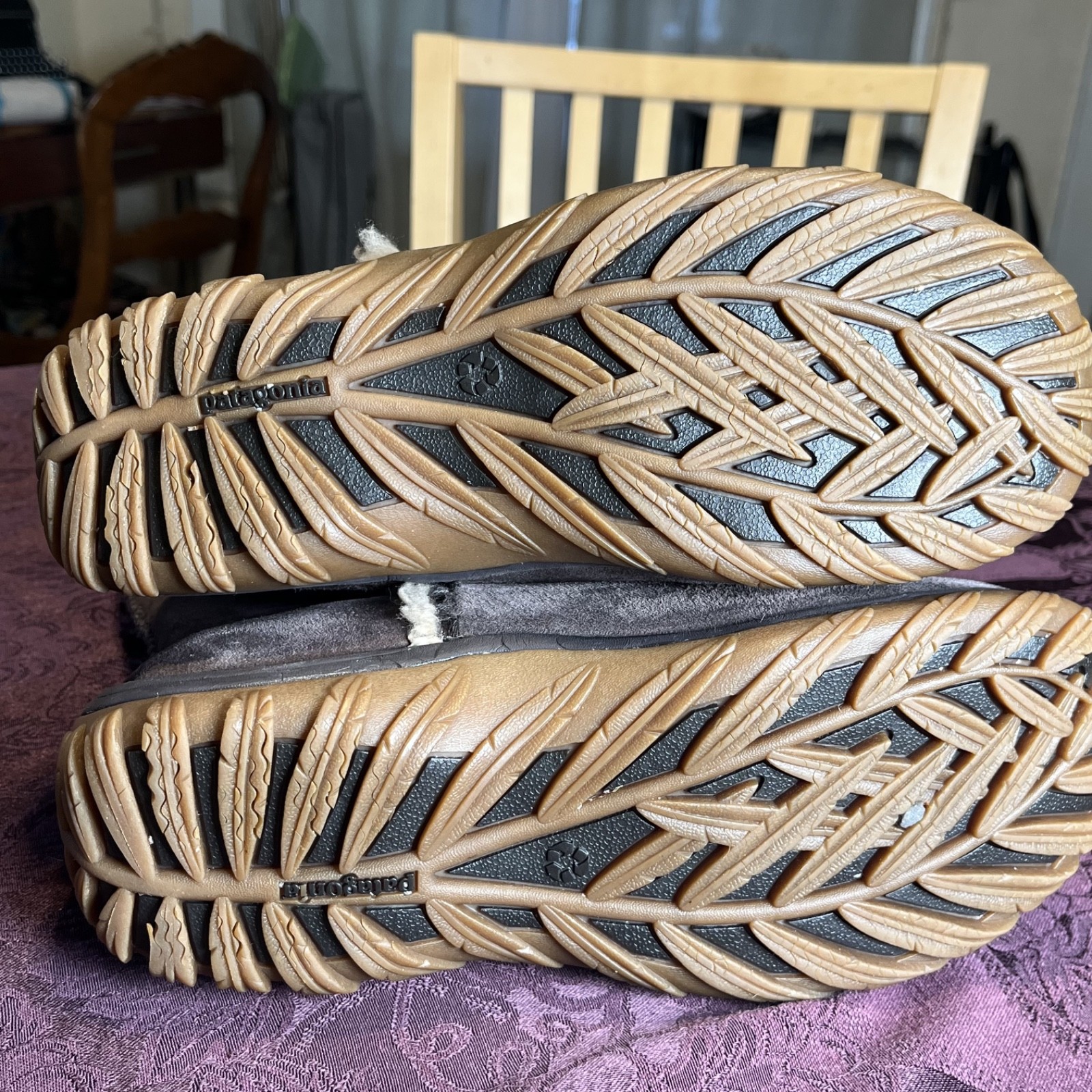 Patagonia Lugano Women's Waterproof Winter Boots Brown Gray Suede Polartec 8 thumbnail 10