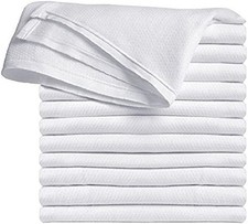 12-Pack Premium 100 Cotton Reusable Cloth Diapers for Baby - Machine Washable