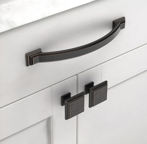 10 Pack 5" Hole Centers Arched Cabinet Pulls Drawer Handles, Oil Rubbed Bronze - Picture 8 of 10
