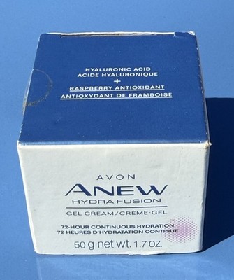 Lot of 2 - Avon ANEW Hydra Fusion Gel cream 1.7 oz-  72 Hour Hydration Day Gel