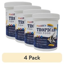  4 pack Tropical Fish Food Crumbles