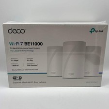New TP-Link Deco Wi-Fi 7 Tri-Band Whole Home Mesh System BE11000